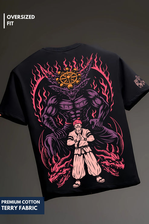 Jujutsu Kaisen: Sukuna X Mahoraga Domain Oversize T-Shirt
