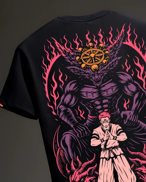 Jujutsu Kaisen: Sukuna X Mahoraga Domain Oversize T-Shirt
