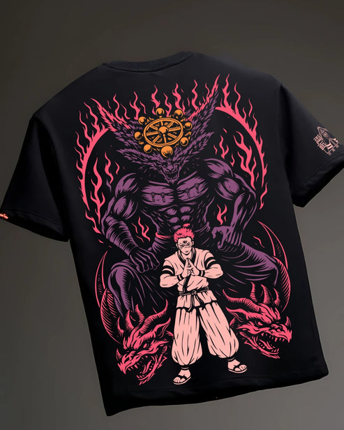 Jujutsu Kaisen: Sukuna X Mahoraga Domain Oversize T-Shirt